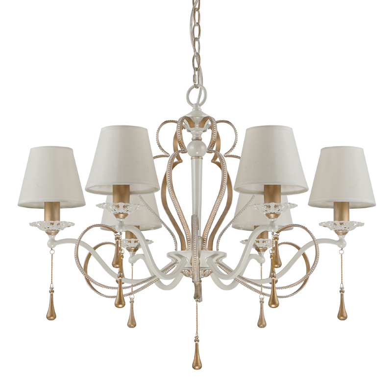 Люстра Batiste Chandelier 71 Золотой Белый Люстра Batiste Chandelier 71 Золотой Белый в Костроме | Loft Concept