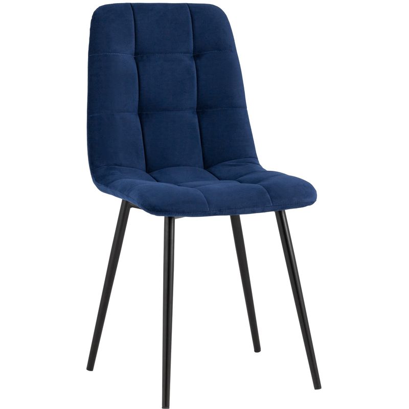 Стул NANCY S-2 Chair Синий Индиго Индиго Черный Стул NANCY S-2 Chair Синий Индиго Индиго Черный в Костроме | Loft Concept