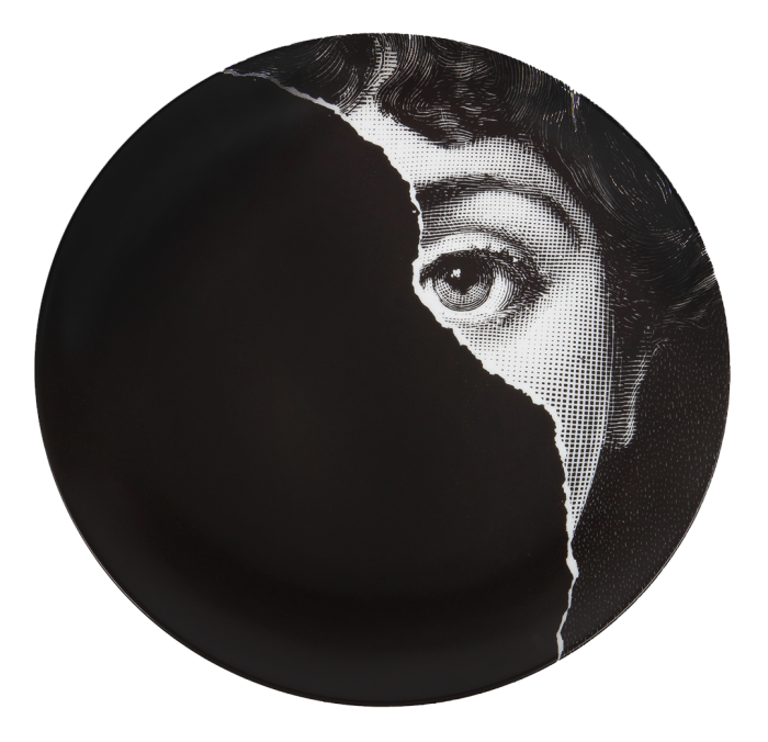 Декоративная тарелка Fornasetti 145 Черный Декоративная тарелка Fornasetti 145 Черный в Костроме | Loft Concept