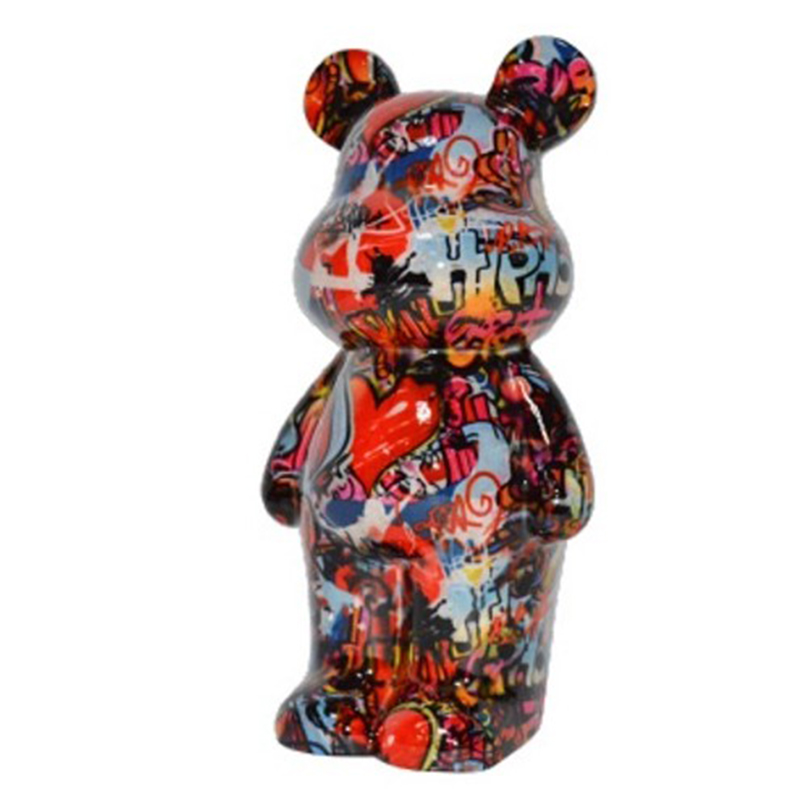Статуэтка Graffiti Bear red Мульти Статуэтка Graffiti Bear red Мульти в Костроме | Loft Concept
