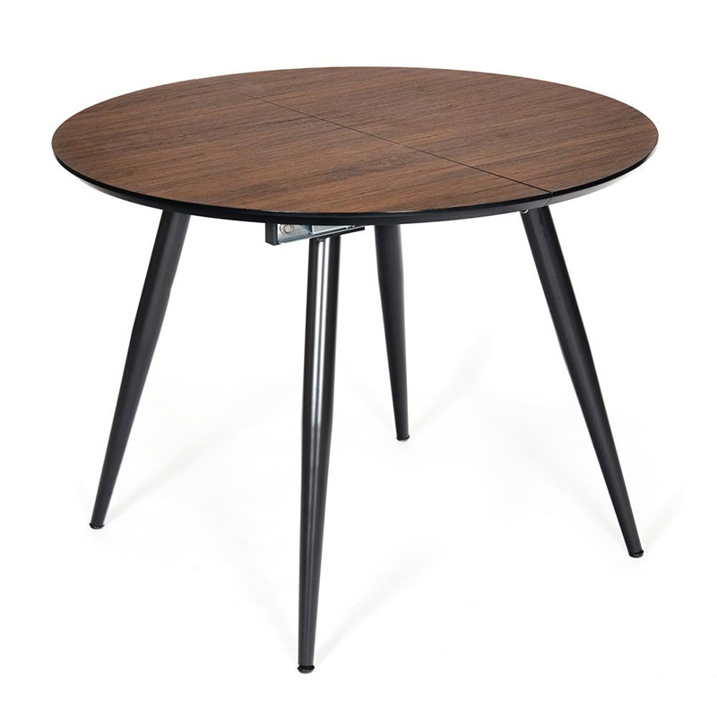 Стол раскладной Dark Walnut Грецкий орех Черный Стол раскладной Dark Walnut Грецкий орех Черный в Костроме | Loft Concept