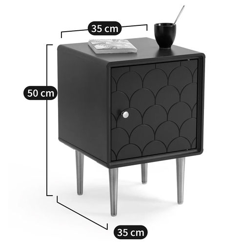 Тумба с одной дверцей Scale Ornament Blue Nightstand Тумба с одной дверцей Scale Ornament Blue Nightstand в Костроме
