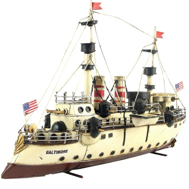 Статуэтка Baltimore Ship Бежевый Коричневый Статуэтка Baltimore Ship Бежевый Коричневый в Костроме | Loft Concept