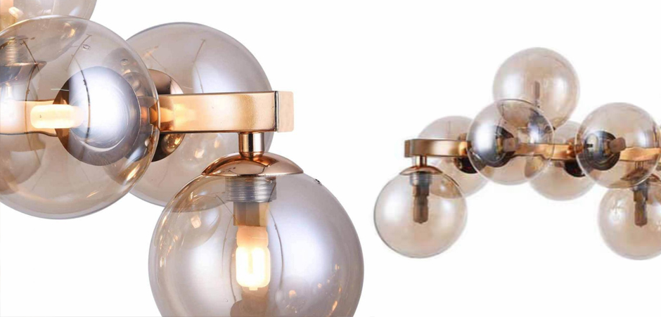 Люстра Berries Chandelier Rectangle Amber 120 Люстра Berries Chandelier Rectangle Amber 120 - Loft-Concept в Костроме