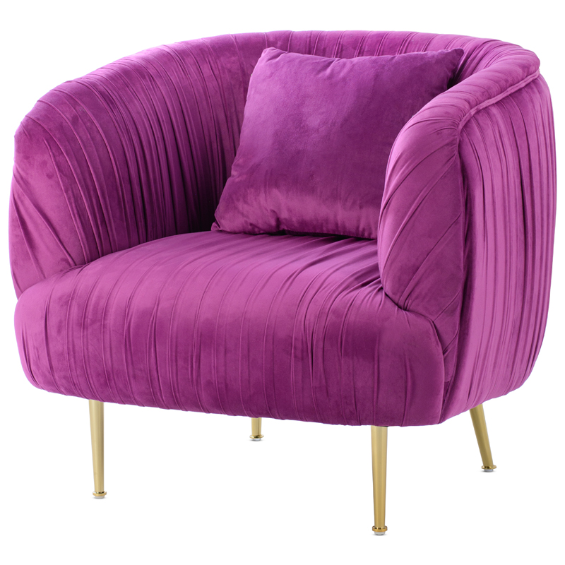 Кресло SOUFFLE CHAIR purple Фуксия Золотой Кресло SOUFFLE CHAIR purple Фуксия Золотой в Костроме | Loft Concept
