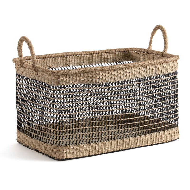 Корзина Wicker Herbarium Бежевый Черный Корзина Wicker Herbarium Бежевый Черный в Костроме | Loft Concept