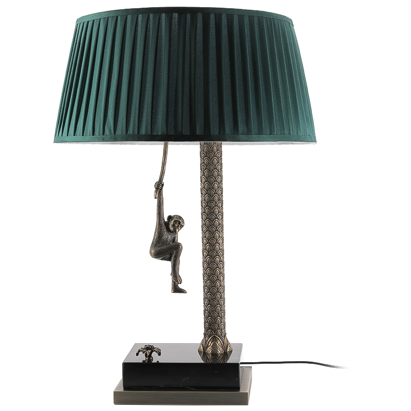 Настольная лампа Джунгли Table Lamp Jungle Emerald Латунь Античная полированная Черный Мрамор Nero Изумрудный Настольная лампа Джунгли Table Lamp Jungle Emerald Латунь Античная полированная Черный Мрамор Nero Изумрудный в Костроме | Loft Concept