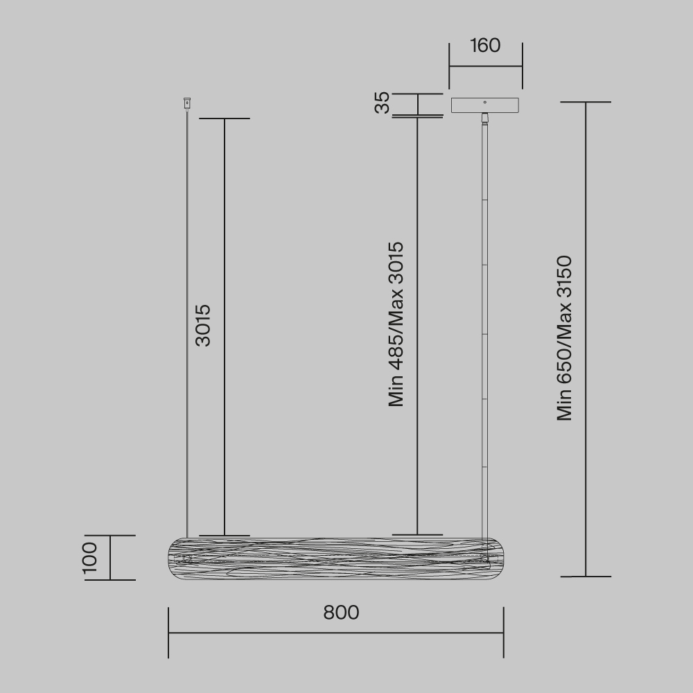 Подвесной светильник Frostum в Костроме