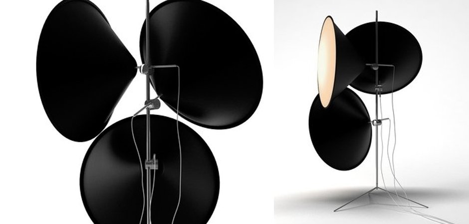 Торшер Tom Dixon Cone Black Торшер Tom Dixon Cone Black - Loft-Concept в Костроме