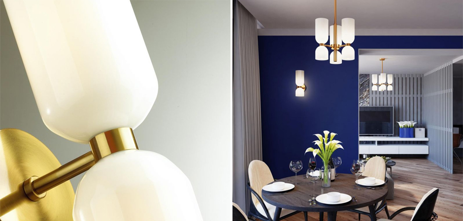 Бра Articolo Double Cup Золотое Бра Articolo Double Cup Золотое - Loft-Concept в Костроме