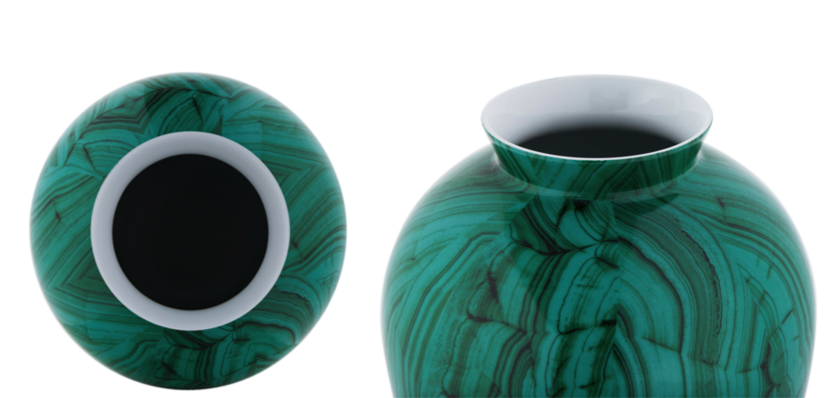 Ваза Malachite Vase barrel Ваза Malachite Vase barrel - Loft-Concept в Костроме