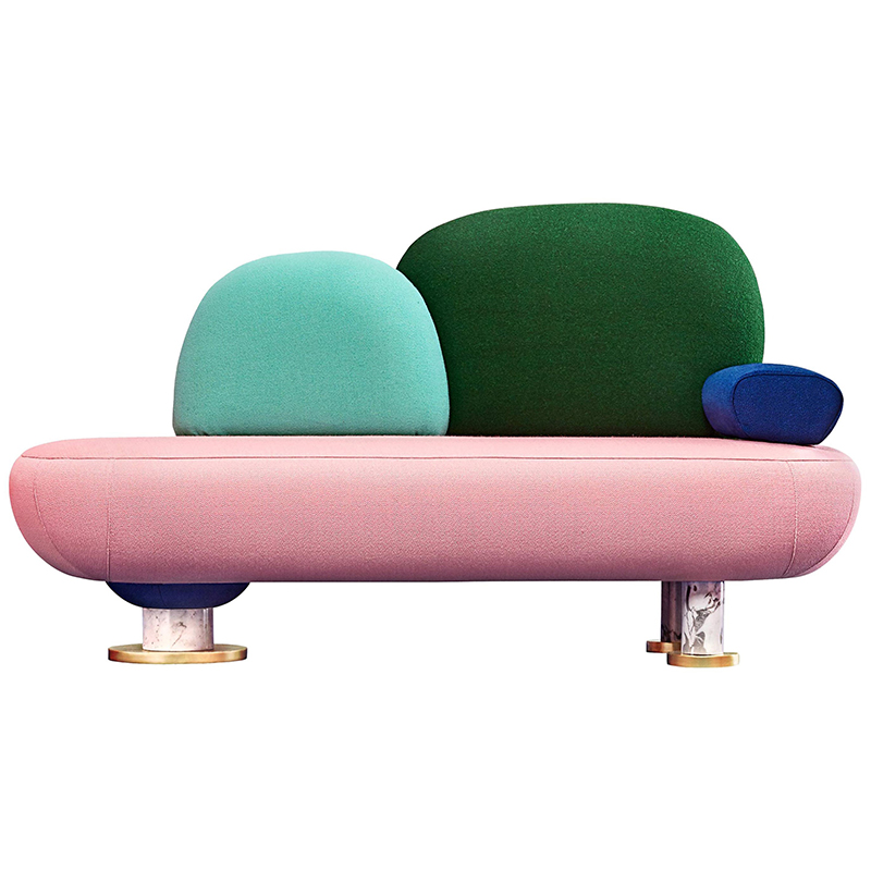 Дизайнерский диван Toadstool Collection, Sofa Masquespacio Мульти Золотой Белый Мрамор Bianco Дизайнерский диван Toadstool Collection, Sofa Masquespacio Мульти Золотой Белый Мрамор Bianco в Костроме | Loft Concept