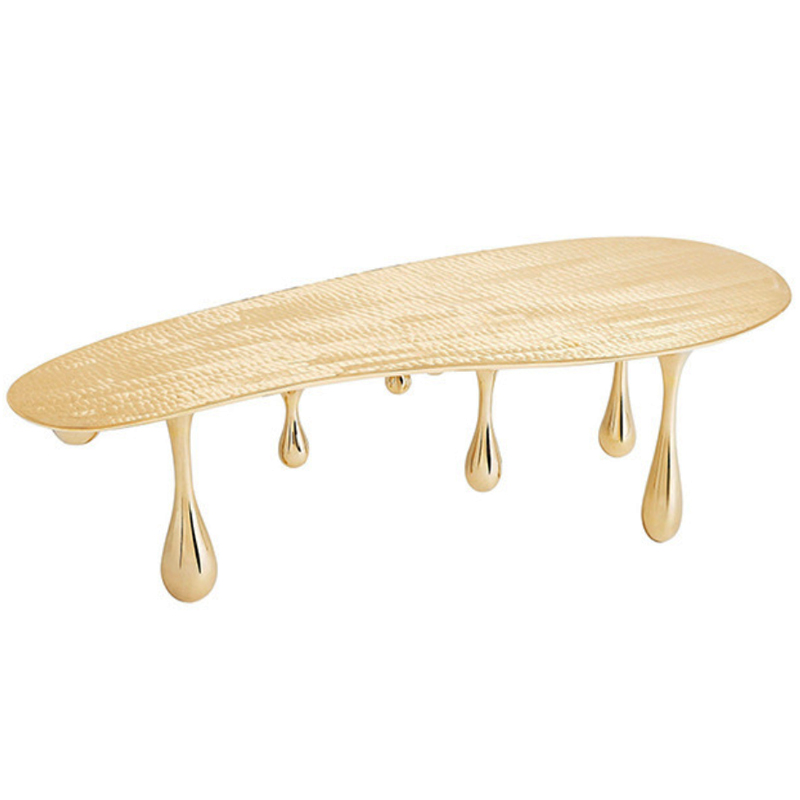 Дизайнерский Кофейный стол Melting Coffee Table Zhipeng Tan Золотой в Костроме | Loft Concept 