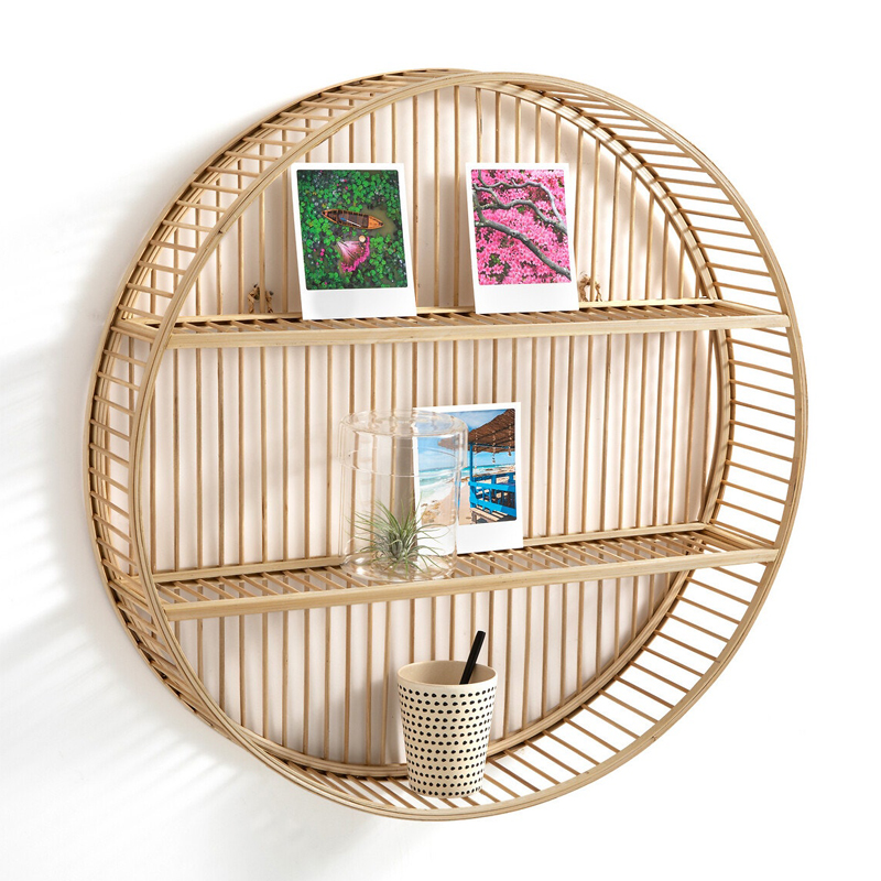 Полка Wicker Bamboo Shelf Полка Wicker Bamboo Shelf в Костроме | Loft Concept