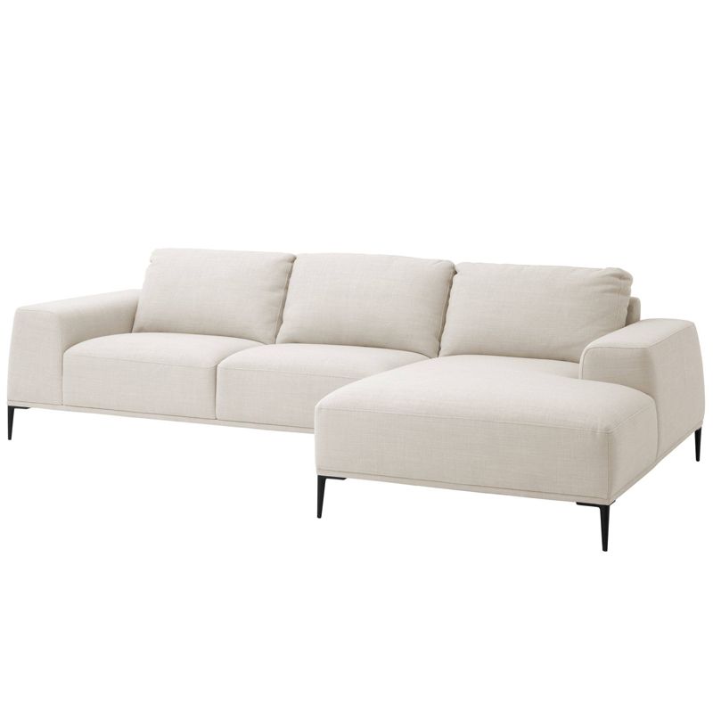 Диван Eichholtz Lounge Sofa Montado natural Молочный Черный Диван Eichholtz Lounge Sofa Montado natural Молочный Черный в Костроме | Loft Concept