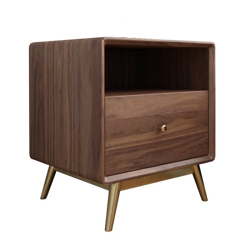 Тумба Walnut comode Орех Глянцевое золото Тумба Walnut comode Орех Глянцевое золото в Костроме | Loft Concept