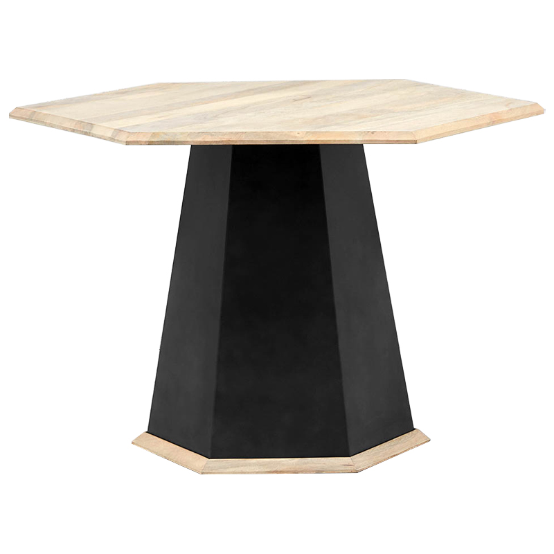 Обеденный стол Xanthe Hexagonal Dining Table Черный ivory ( слоновая кость ) Обеденный стол Xanthe Hexagonal Dining Table Черный ivory ( слоновая кость ) в Костроме | Loft Concept