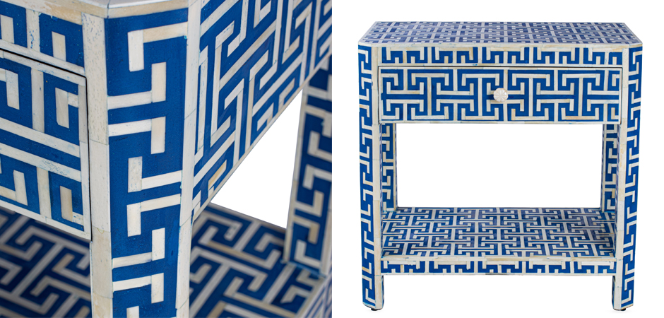 Тумба Insignia Bone Inlay Bedside Тумба Insignia Bone Inlay Bedside - Loft-Concept в Костроме