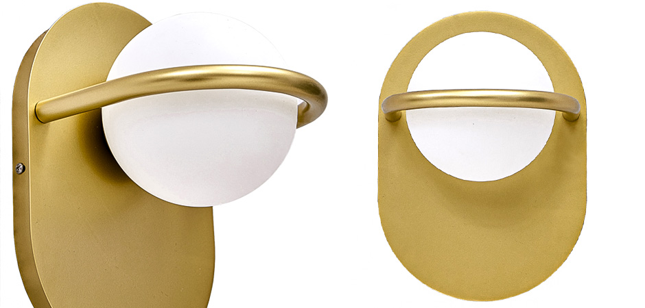 Бра Gold Holds Ball Sconces Бра Gold Holds Ball Sconces - Loft-Concept в Костроме