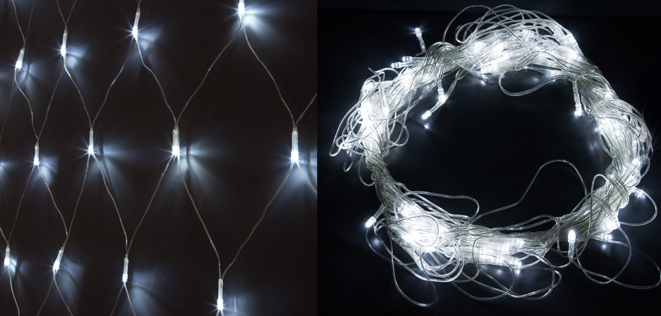 Гирлянда-Сетка Белым свет диодов - Loft-Concept в Костроме