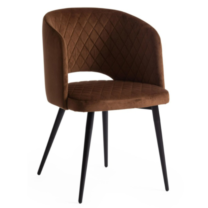 Стул Janice Brown Chair Коричневый Черный Стул Janice Brown Chair Коричневый Черный в Костроме | Loft Concept
