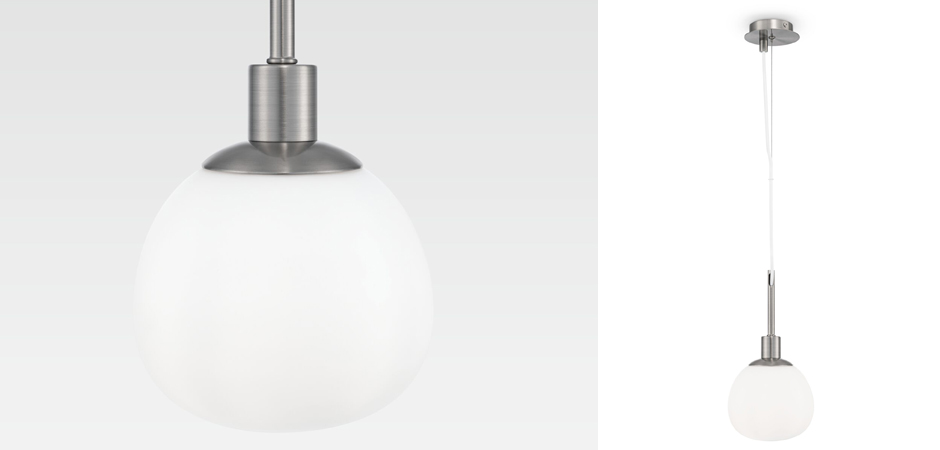 Подвесной светильник Tiepolo Ball Pendant Nickel Подвесной светильник Tiepolo Ball Pendant Nickel - Loft-Concept в Костроме