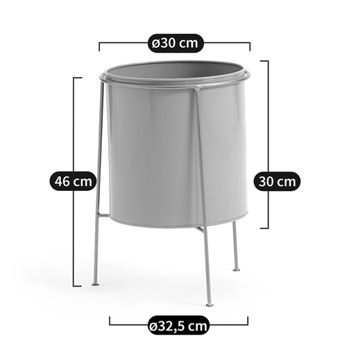 Кашпо из металла Elevated Planters красное Кашпо из металла Elevated Planters красное в Костроме
