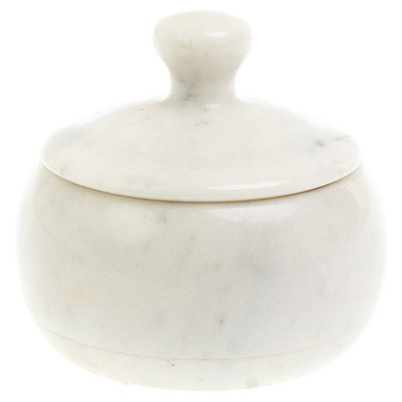 Сахарница из натурального камня Мрамор Белый Stone Sugar Bowls Белый Мрамор Bianco Сахарница из натурального камня Мрамор Белый Stone Sugar Bowls Белый Мрамор Bianco в Костроме | Loft Concept