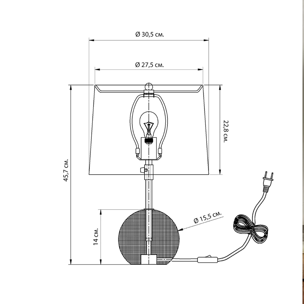 Настольная лампа на круглом основании из дерева Table Lamp Wood Настольная лампа на круглом основании из дерева Table Lamp Wood в Костроме