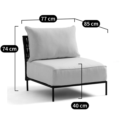 Уличное кресло Alaric Armchair Beige Уличное кресло Alaric Armchair Beige в Костроме