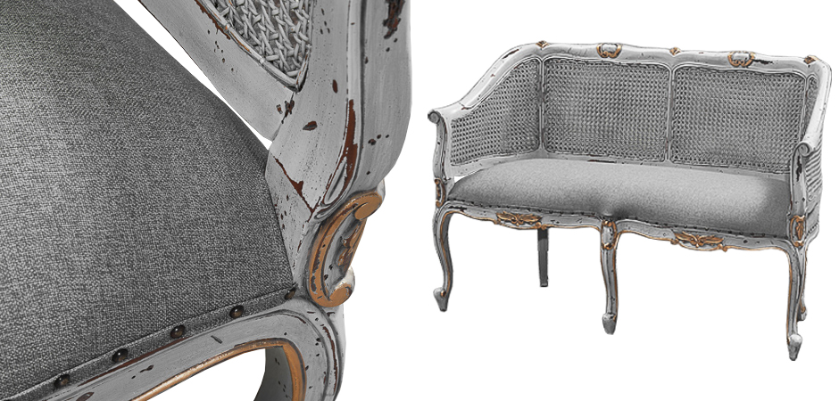 Диван Maria Antoinette Gray Sofa Диван Maria Antoinette Gray Sofa - Loft-Concept в Костроме