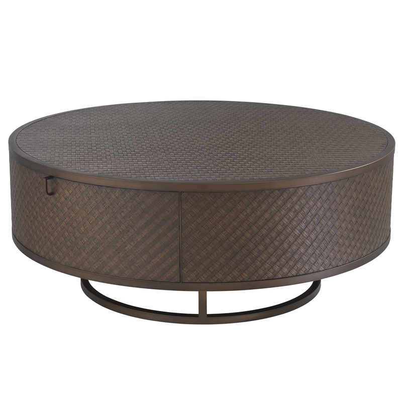 Кофейный стол Eichholtz Coffee Table Napa Valley Коричневый Темная бронза Кофейный стол Eichholtz Coffee Table Napa Valley Коричневый Темная бронза в Костроме | Loft Concept