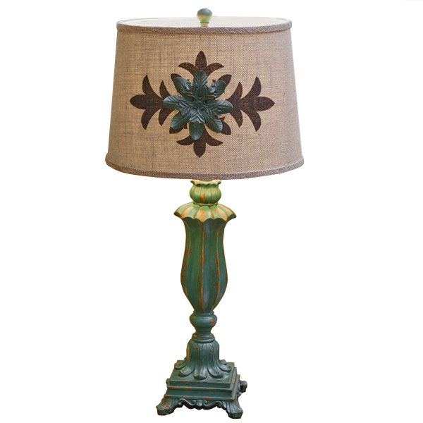 Настольная лампа Cross Ornament Provence table lamp Малахит (зеленый) Бежево-серый Настольная лампа Cross Ornament Provence table lamp Малахит (зеленый) Бежево-серый в Костроме | Loft Concept