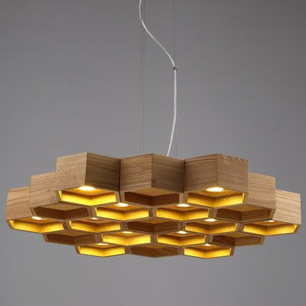 Люстра Honeycomb 12 Loft Wooden Ecolight Люстра Honeycomb 12 Loft Wooden Ecolight в Костроме | Loft Concept