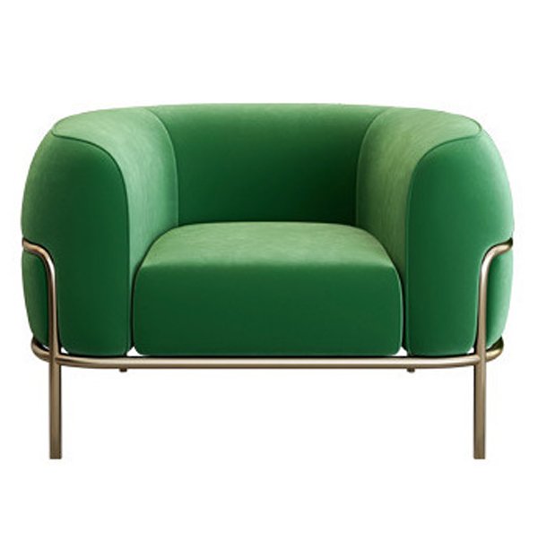 Кресло SOPHIE Armchair Зеленый Латунь Кресло SOPHIE Armchair Зеленый Латунь в Костроме | Loft Concept