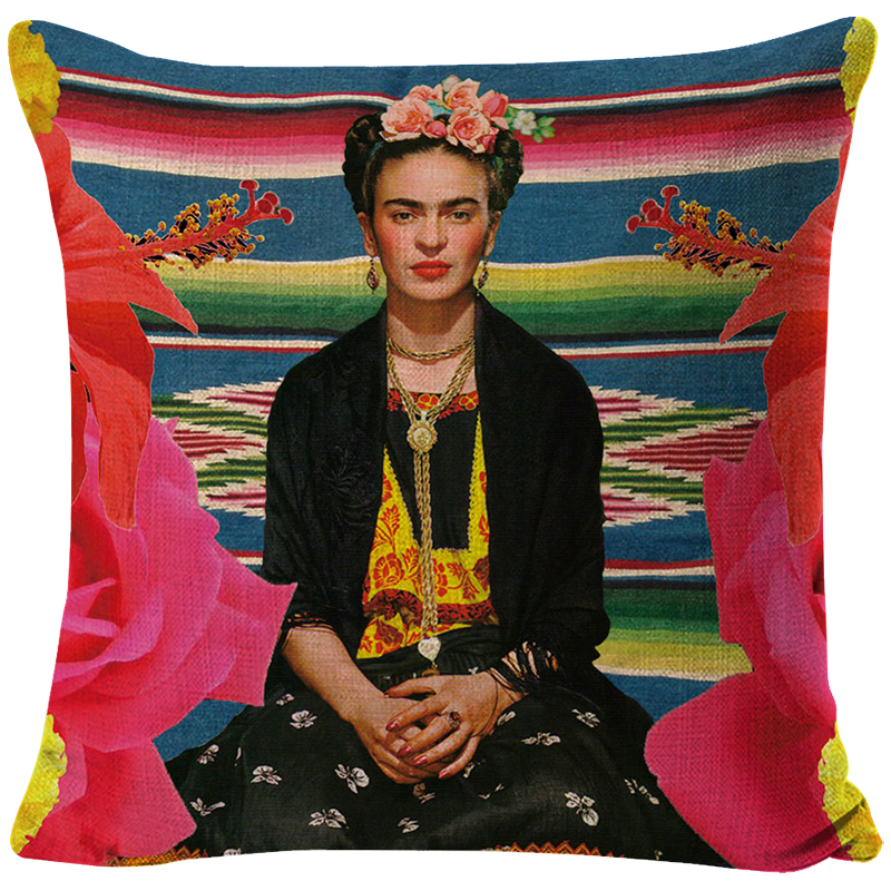 Декоративная подушка Frida Kahlo 6 Мульти Декоративная подушка Frida Kahlo 6 Мульти в Костроме | Loft Concept