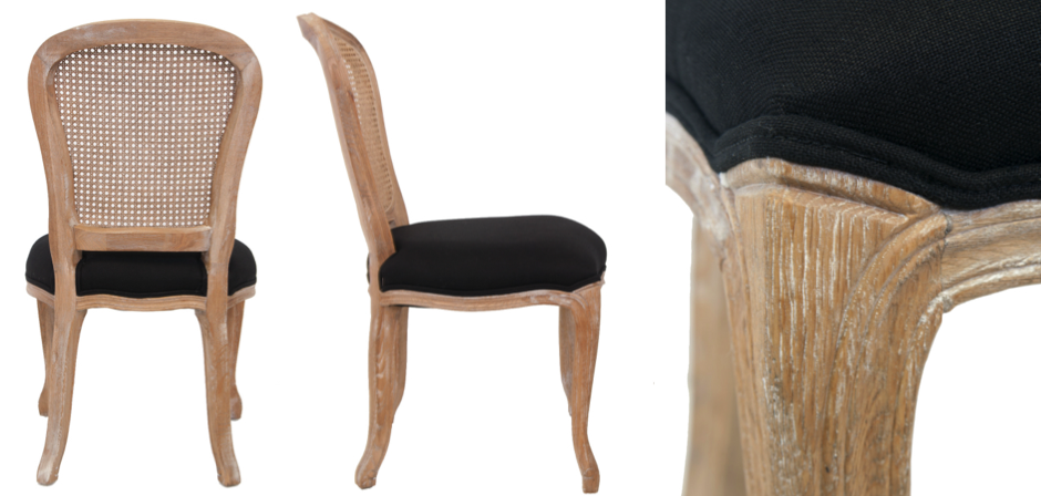 Стул French chairs Provence Neman Black Rattan Chair Стул French chairs Provence Neman Black Rattan Chair - Loft-Concept в Костроме