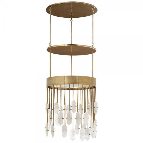 Люстра Kelly Wearstler Halcyon medium round chandelier Латунь Люстра Kelly Wearstler Halcyon medium round chandelier Латунь в Костроме | Loft Concept