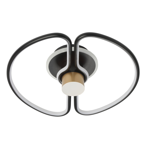 Потолочный светильник черного цвета круглой формы Luke Lampco Tracer Lamp Белый Золотой Черный Серебристый в Костроме | Loft Concept 