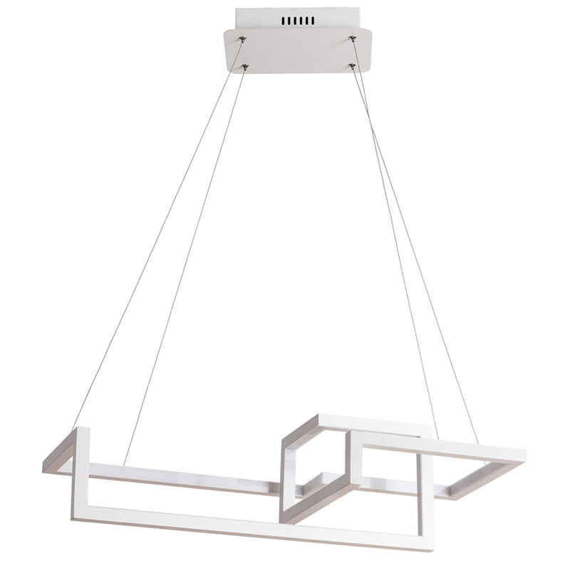 Люстра Esther Geometric White Chandelier I Белый Люстра Esther Geometric White Chandelier I Белый в Костроме | Loft Concept