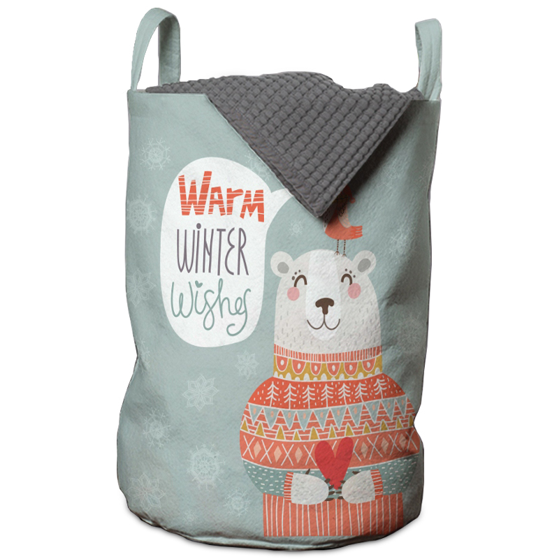 Корзина Warm winter wishes Basket Мульти Корзина Warm winter wishes Basket Мульти в Костроме | Loft Concept