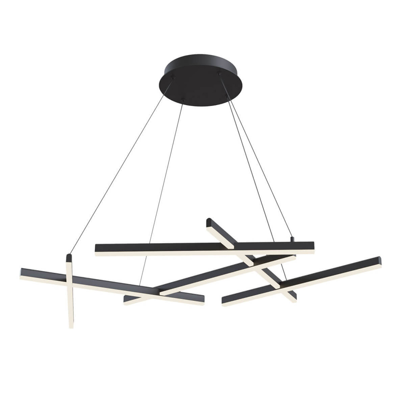 Люстра Smeragde Light Chandelier black Черный Люстра Smeragde Light Chandelier black Черный в Костроме | Loft Concept