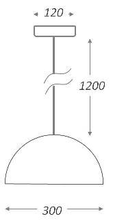Подвесной светильник Uneven Edge Loft Pendant lamp Подвесной светильник Uneven Edge Loft Pendant lamp в Костроме