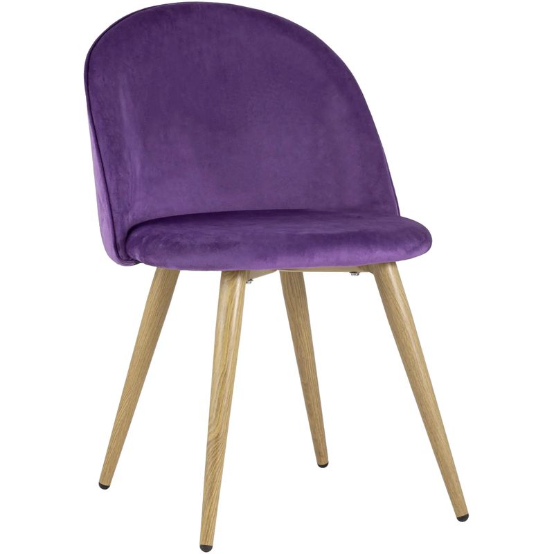 Стул Miruna Chair Спинка Ромбы Лиловый Велюр Лиловый Древесина Стул Miruna Chair Спинка Ромбы Лиловый Велюр Лиловый Древесина в Костроме | Loft Concept