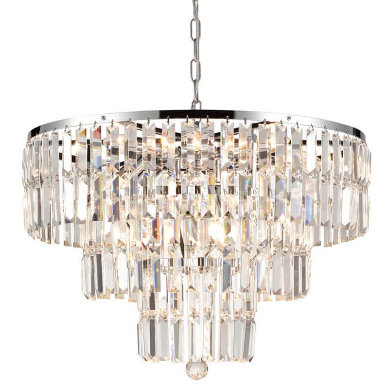 Люстра 1920s Odeon Chandelier chrome 60 Прозрачный (Transparent) Хром Люстра 1920s Odeon Chandelier chrome 60 Прозрачный (Transparent) Хром в Костроме | Loft Concept