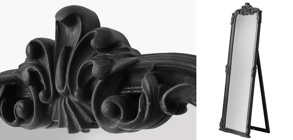 Напольное зеркало Valensole Black Напольное зеркало Valensole Black - Loft-Concept в Костроме