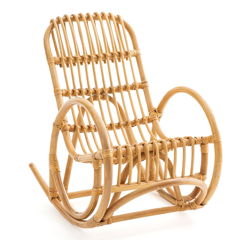 Детское кресло-качалка Wicker Baby Rocking Chair Бежевый Детское кресло-качалка Wicker Baby Rocking Chair Бежевый в Костроме | Loft Concept