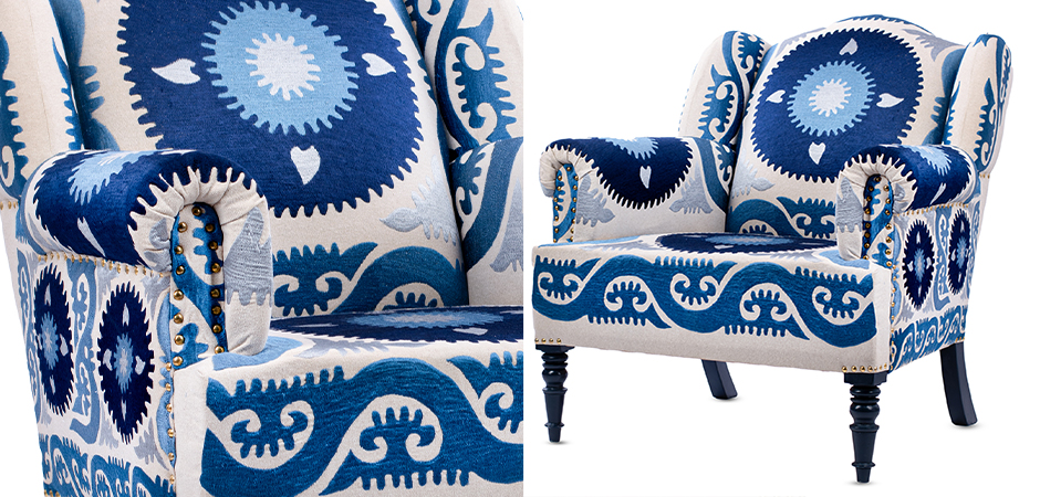 Кресло Accent Chairs Indigo Sun Кресло Accent Chairs Indigo Sun - Loft-Concept в Костроме