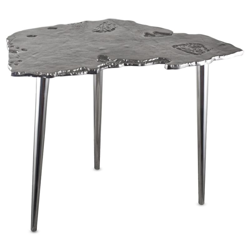 Приставной стол Edmundo Side Table II Серебряный Приставной стол Edmundo Side Table II Серебряный в Костроме | Loft Concept