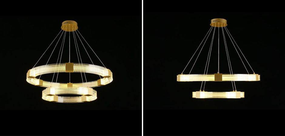 Люстра Два Кольца Ring Horizontal Ornament Meander 2 Люстра Два Кольца Ring Horizontal Ornament Meander 2 - Loft-Concept в Костроме